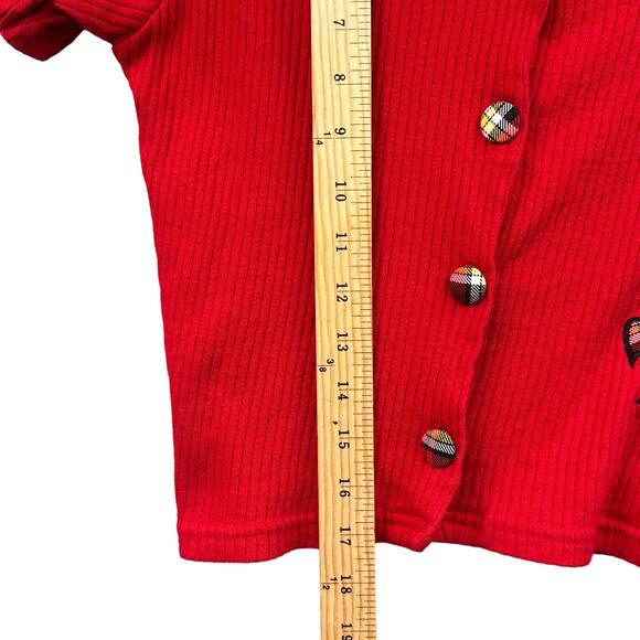 VTG 90s Plaid Skort Shirt Set Youth16 Mini Scottie Dog School Retro Fall Outfit - Picture 13 of 16